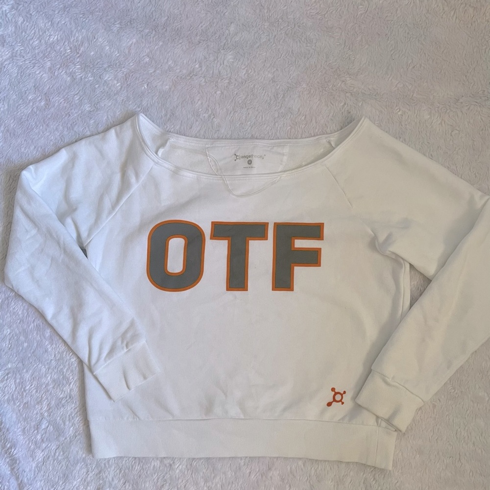 Orangetheory Off Shoulder Sweatshirt